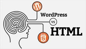 Difference between WordPress and HTML